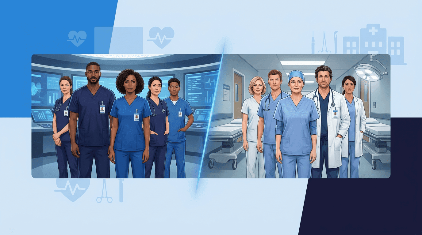 Critically Acclaimed "The Pitt" vs the One and Only Grey's Anatomy